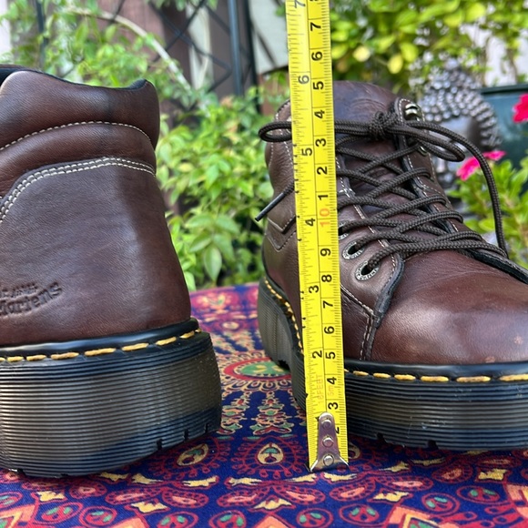 🏴 Dr. Martens MIE Chunky Vintage 7 Eye Platform Ankle Boots UK 7 - Picture 15 of 17